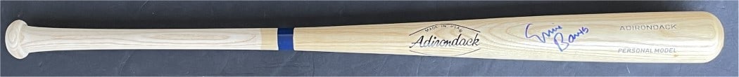 Autographed Wooden Bat Featuring Ernie Banks Signature JSA Authenticated Cubs: Autographed Wooden Bat Featuring Ernie Banks Signature JSA Authenticated Cubs This is an original wooden baseball bat autographed by Ernie Banks, the legendary player from the Chicago Cubs. The signat