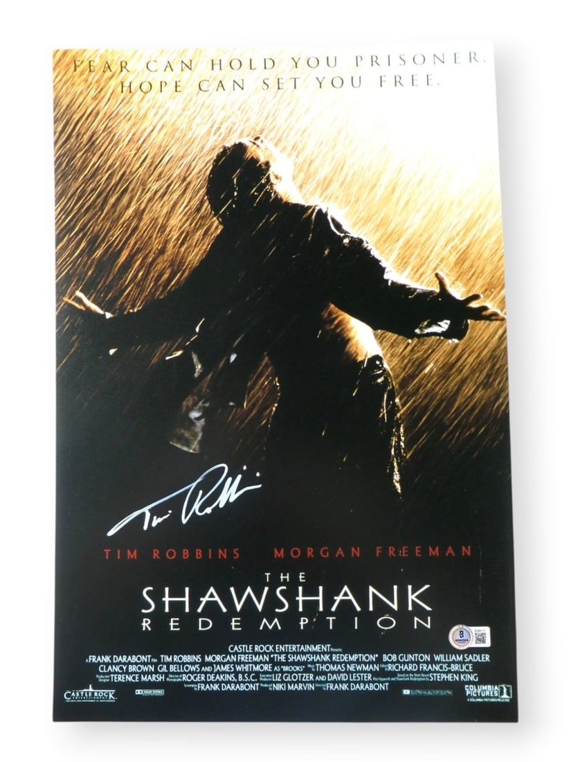 Tim Robbins autographed 12X18 photograph Beckett Authentication (1 of 4)