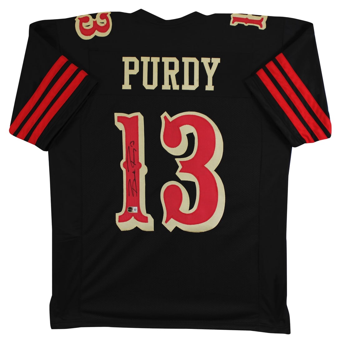 Brock Purdy Signed Black Pro Style Jersey Beckett BAS Witnessed (1 of 3)