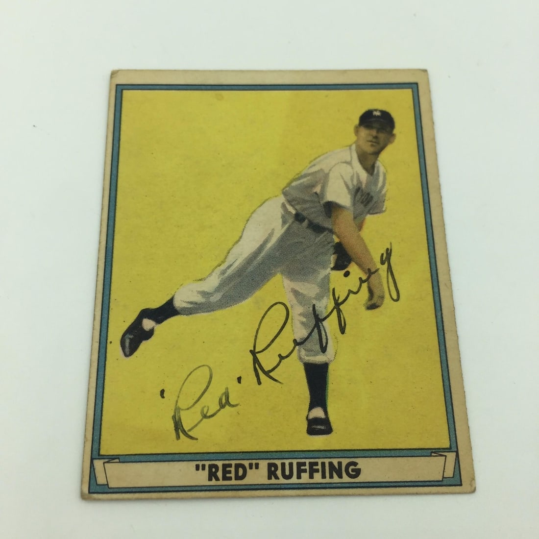 Red Ruffing 1941 Play Ball Card Signed With JSA Authentication (1 of 4)