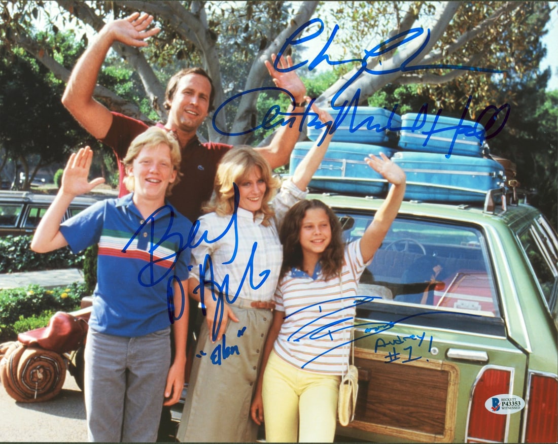 National Lampoon's Vacation Signed 11x14 Photo by Chase D'Angelo Hall Barron BAS Authenticated: National Lampoon's Vacation Signed 11x14 Photo by Chase D'Angelo Hall Barron BAS Authenticated Capture a piece of cinematic history with this stunning autographed 11x14 photograph from the iconic film