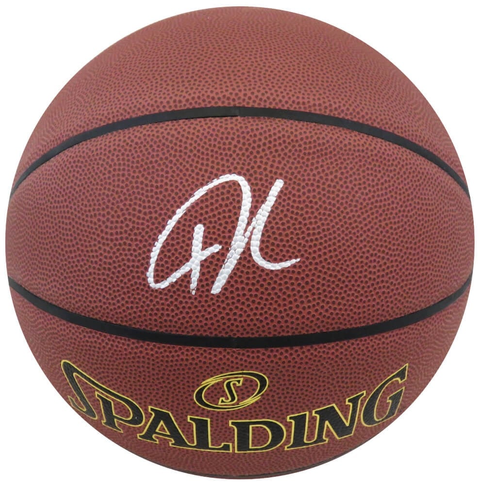 Spalding Elevation NBA Basketball Signed by Giannis Antetokounmpo with SS COA: Spalding Elevation NBA Basketball Signed by Giannis Antetokounmpo with SS COA This is an original Spalding Elevation brown NBA basketball signed by Giannis Antetokounmpo of the Milwaukee Bucks. The ba