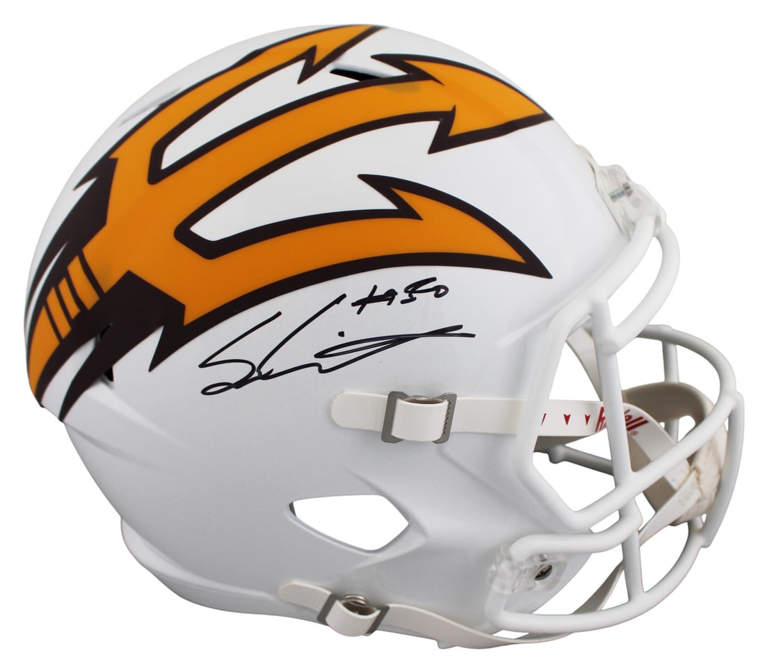 Signed Arizona State Speed Replica Helmet Sam Leavitt Beckett (1 of 4)