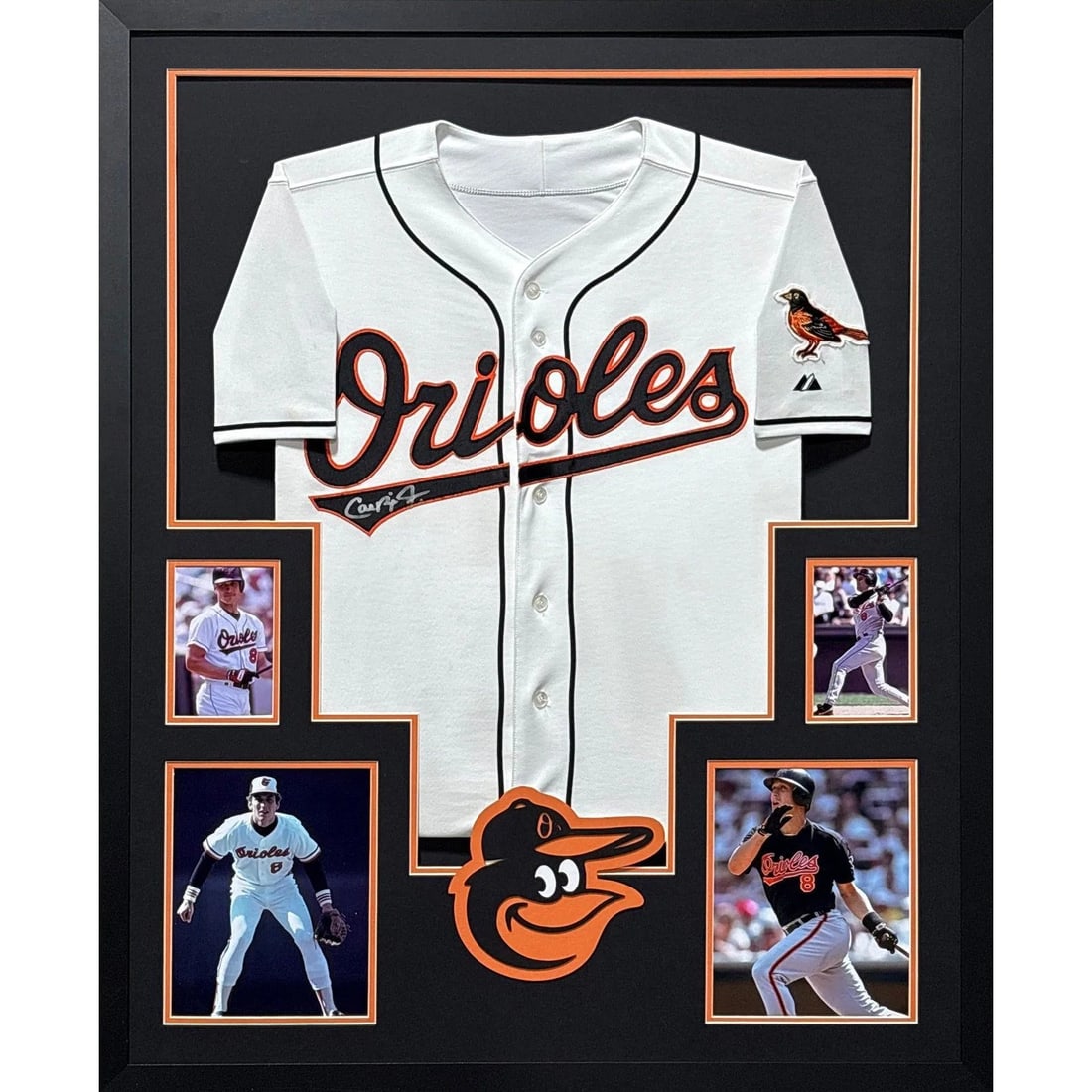 Cal Ripken Signed Framed Jersey JSA Authenticated Orioles: Cal Ripken Signed Framed Jersey JSA Authenticated Orioles This Cal Ripken autographed jersey is professionally framed and authenticated by JSA, a leader in sports memorabilia certification. It feature