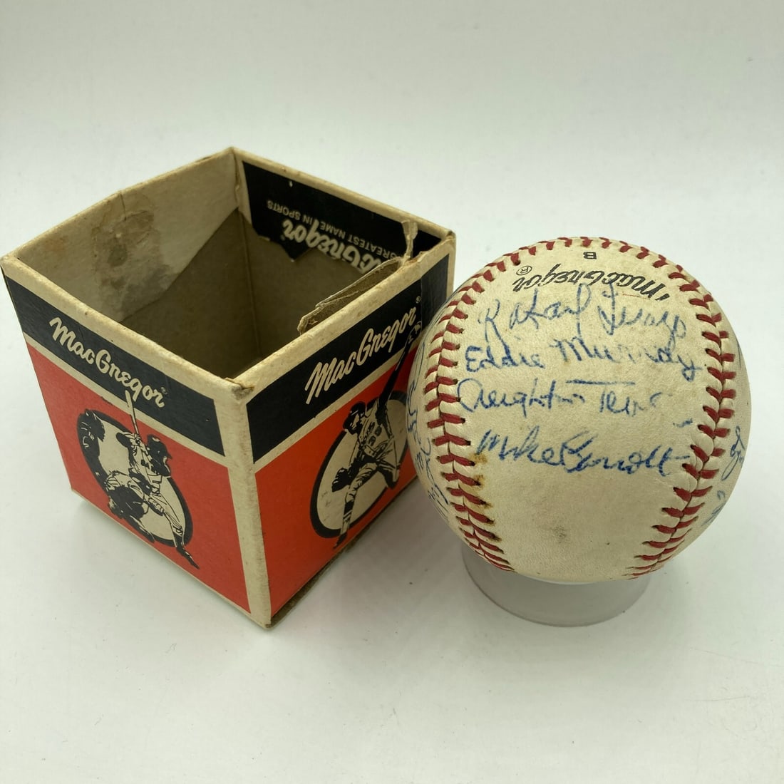 Eddie Murray 1975 Asheville Orioles Signed Minor League Baseball JSA COA (1 of 11)