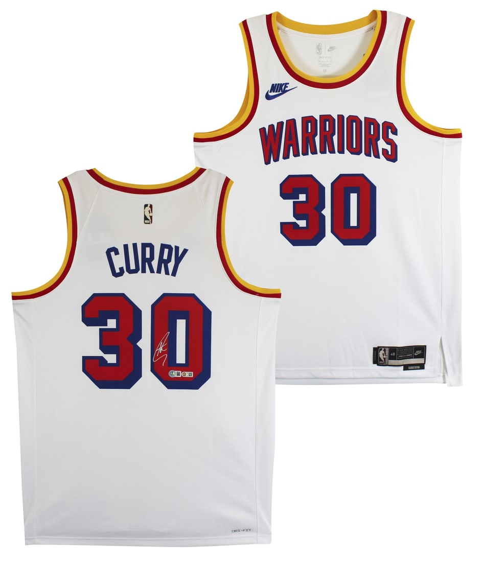 Stephen Curry autographed Nike 2024 Classic Edition Swingman jersey BAS: Stephen Curry autographed Nike 2024 Classic Edition Swingman jersey BAS Autographed white Nike 2024 Classic Edition Swingman jersey personally signed by Stephen Curry of the Golden State Warriors. Thi
