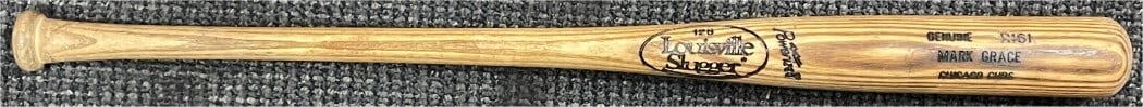 Mark Grace game used Chicago Cubs bat Dodger Mom (1 of 6)