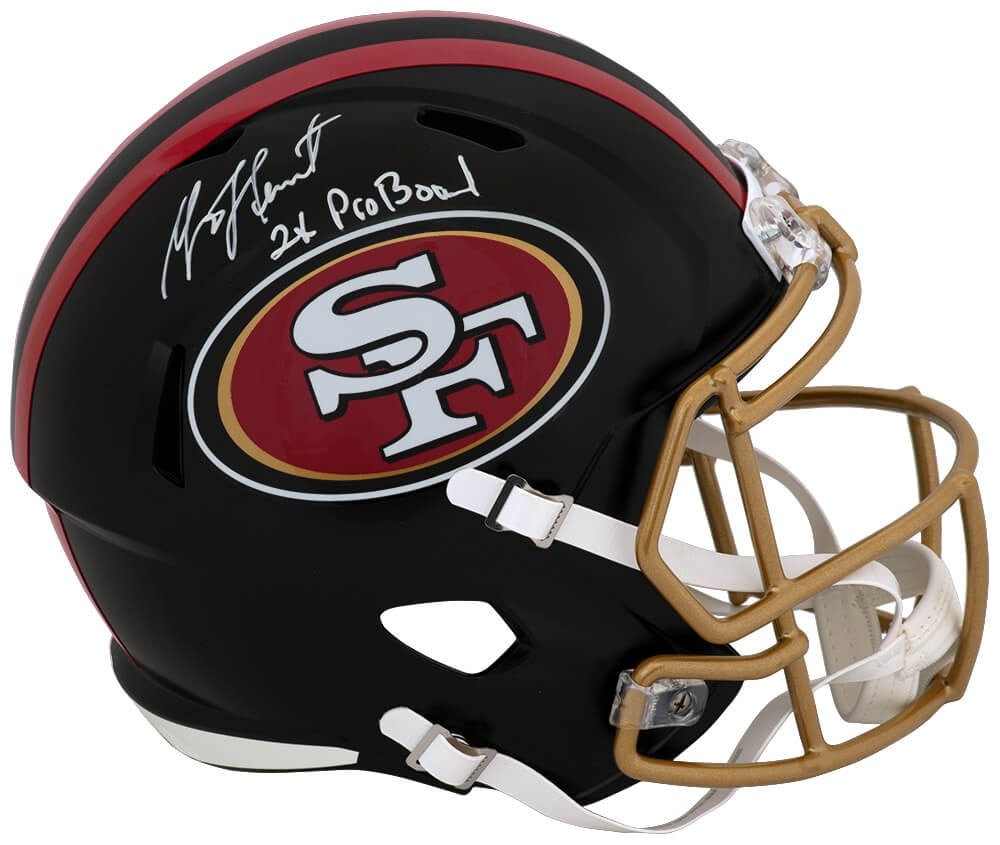 Garrison Hearst autographed 49ers Rivalries Riddell full size replica helmet 2x Pro Bowl (1 of 1)