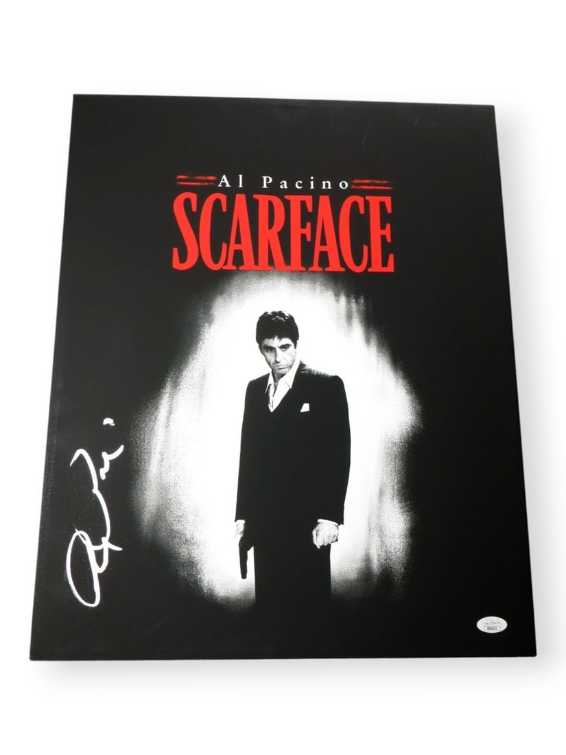 Al Pacino autographed 16X20 canvas photograph JSA authenticated (1 of 5)