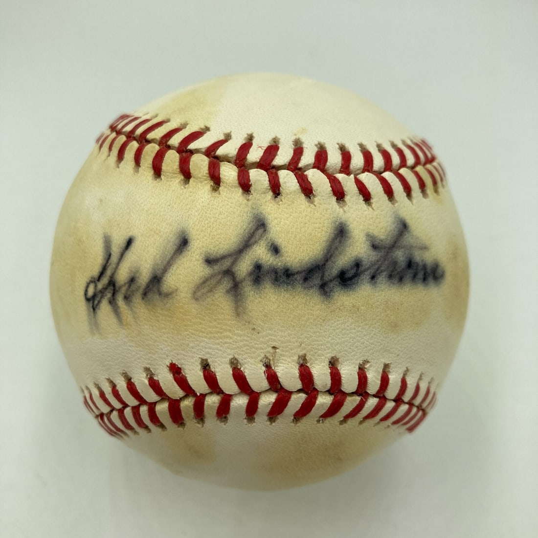 Freddie Lindstrom Signed National League Baseball with PSA DNA COA (1 of 7)
