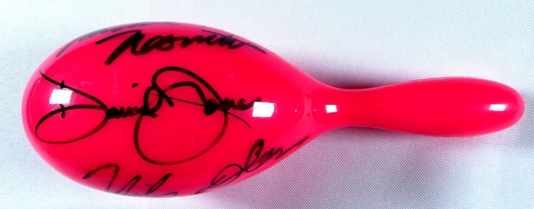 Monkees autographed maraca JSA signed by Dolenz Nesmith Jones (1 of 5)
