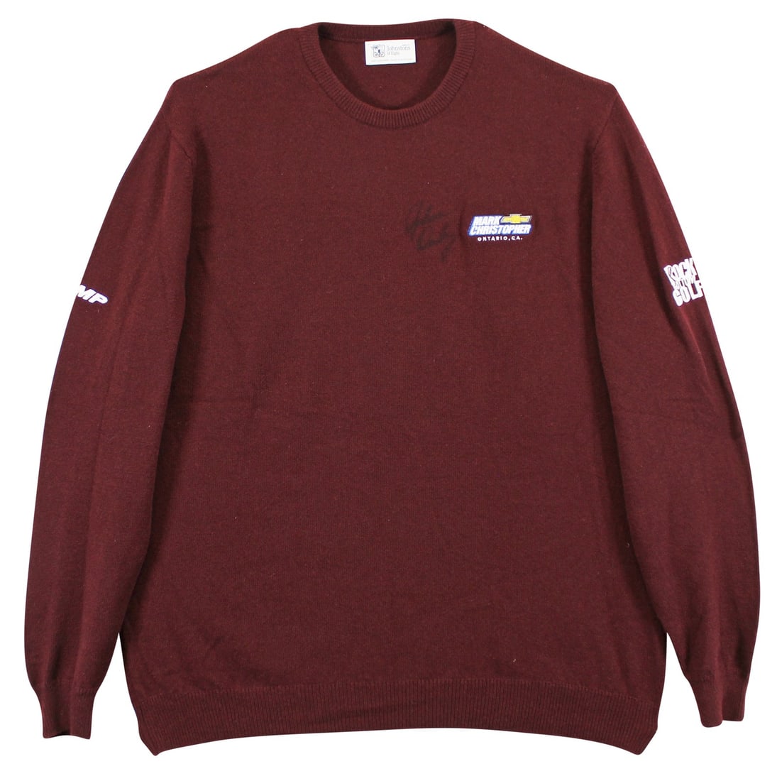 John Daly Signed Match Worn Maroon Cashmere Sweater BAS (1 of 3)