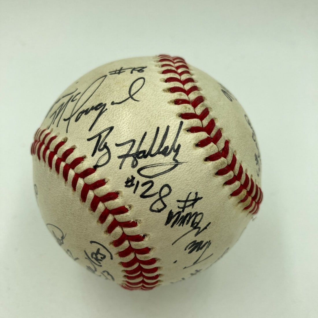 Roy Halladay Signed 1994 Arvada West High School Baseball JSA Authenticated: Roy Halladay Signed 1994 Arvada West High School Baseball JSA Authenticated Celebrate the legacy of Roy Halladay with this exceptional signed baseball from his high school days. This official baseball