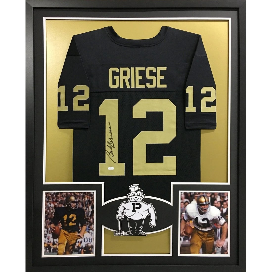 Bob Griese Signed Framed Jersey JSA Authenticated Purdue Dolphins 43x36 (1 of 3)