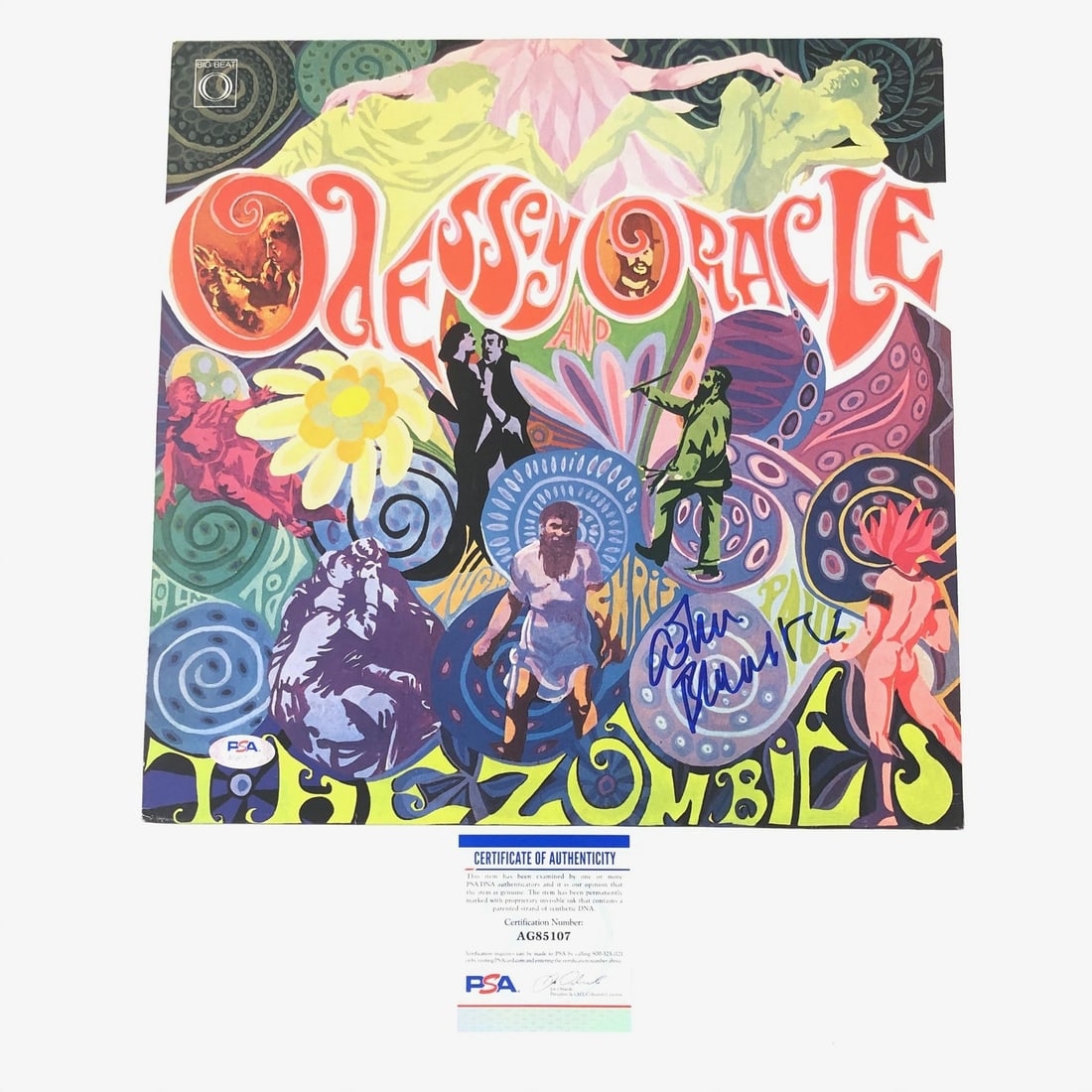 PSA DNA Autographed Odessey Oracle LP by Colin Blunstone (1 of 3)