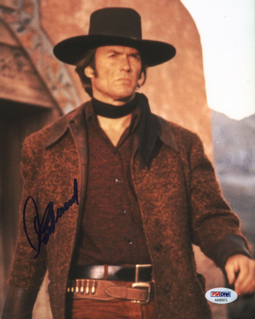 Clint Eastwood Signed 8x10 Photo The Good Bad Ugly PSA/DNA AA00973: Clint Eastwood Signed 8x10 Photo The Good Bad Ugly PSA/DNA AA00973 This stunning 8x10 photo captures Clint Eastwood in his iconic role from 'The Good, the Bad and the Ugly' and has been personally sig