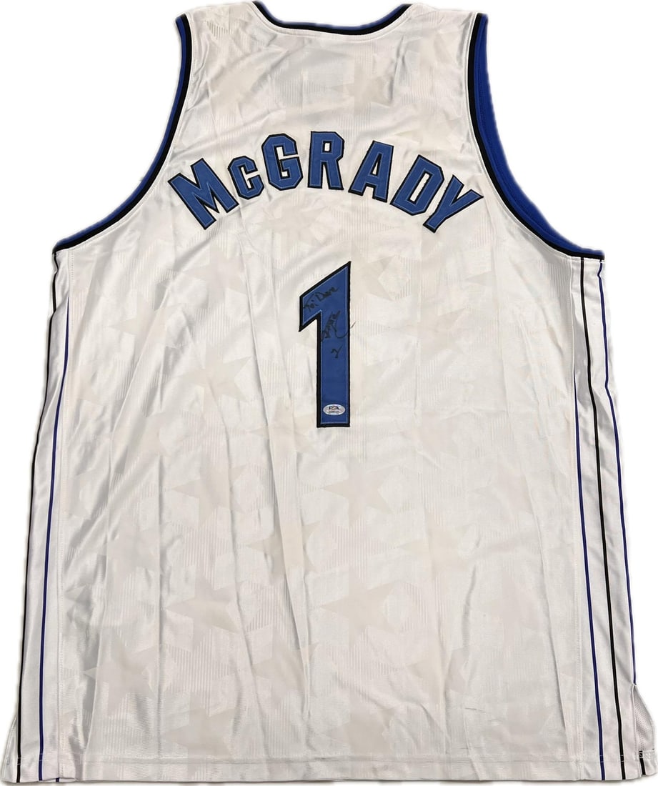 PSA DNA authenticated Tracy McGrady Orlando Magic stitched jersey (1 of 2)
