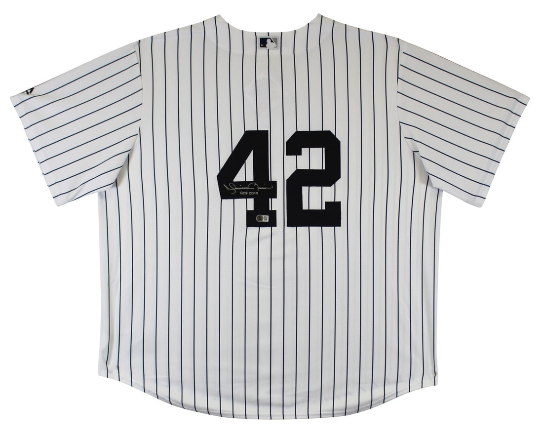 Mariano Rivera Signed Yankees Jersey HOF 2019 BAS Witnessed Authentic: Mariano Rivera Signed Yankees Jersey HOF 2019 BAS Witnessed Authentic Celebrate the legacy of Mariano Rivera with this autographed New York Yankees jersey. This original white pinstripe Majestic Cool 