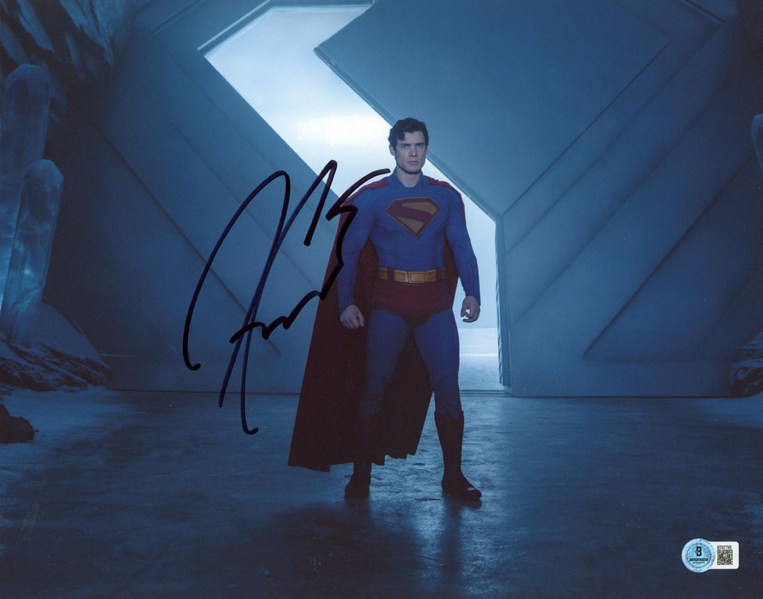 11x14 Horizontal Photo Signed by David Corenswet Superman BAS BT67795 (1 of 1)