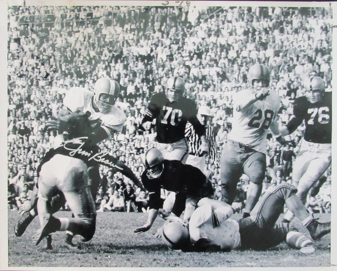 16x20 Syracuse Orange Photo Signed by Jim Brown Steiner Sports Authenticated (1 of 3)