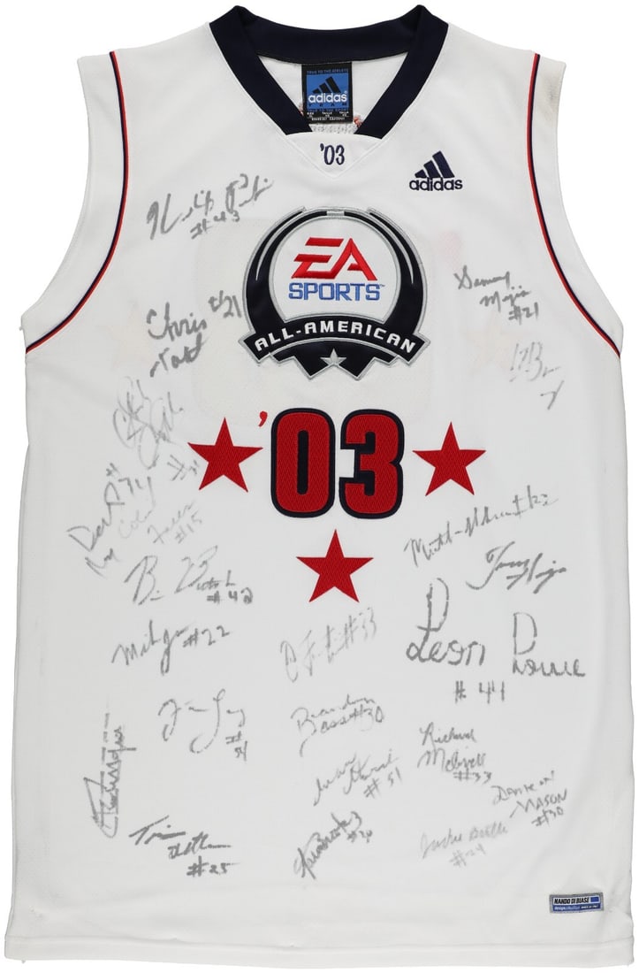 LeBron James 2003 All-American Jersey Signed PSA DNA Authenticated (1 of 5)