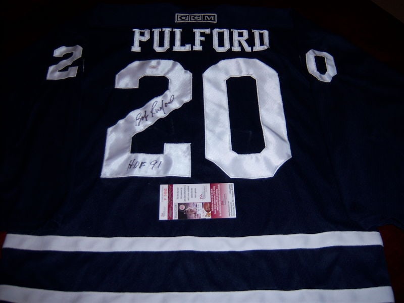 Bob Pulford signed Toronto Maple Leafs CCM hockey jersey (1 of 1)
