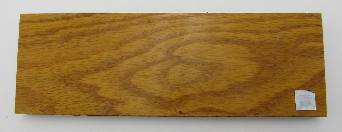 Boston Garden Authentic Parquet Floorboard 12x4x1 Basketball Memorabilia: Boston Garden Authentic Parquet Floorboard 12x4x1 Basketball Memorabilia This is a genuine section of the historic Boston Garden parquet floor, offered as an original floorboard. The piece features a 