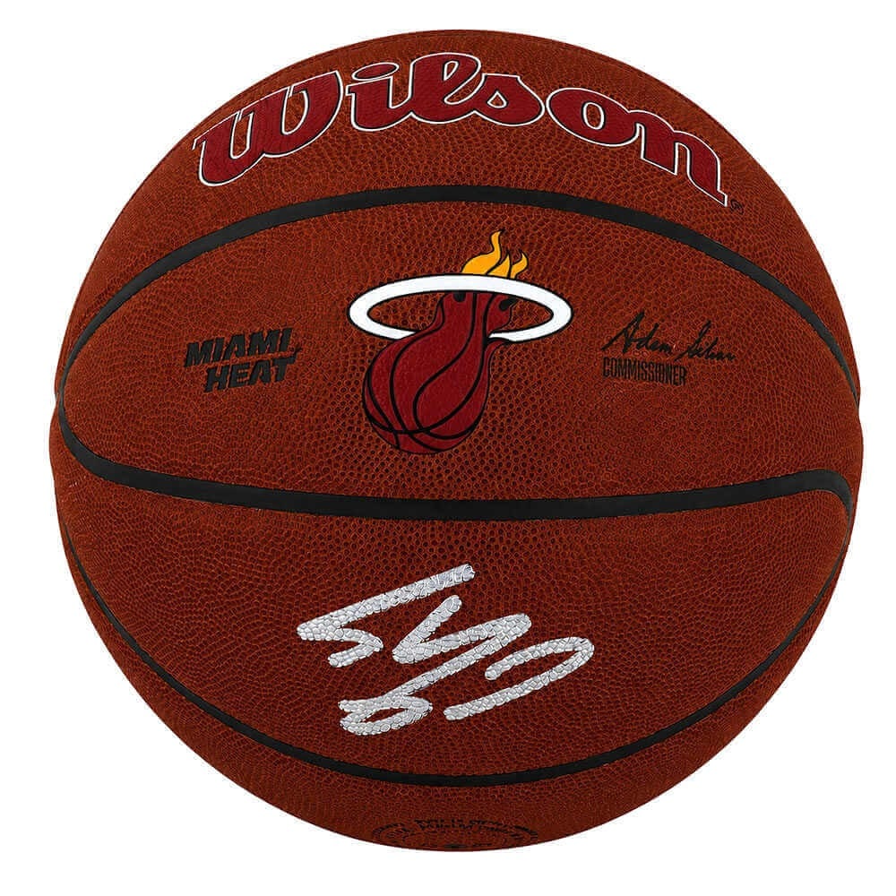 Wilson Alliance NBA Basketball Signed by Shaquille O'Neal Heat Logo COA (1 of 1)