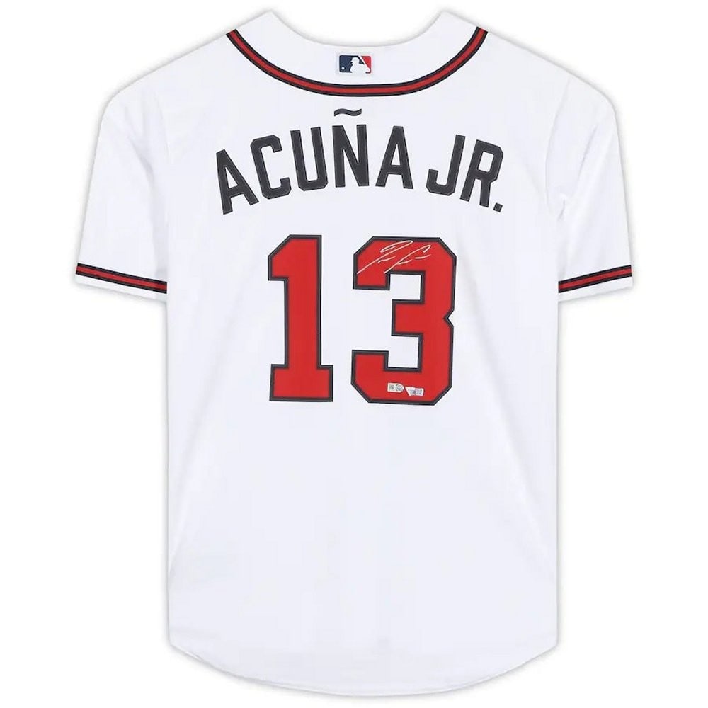 Ronald Acuna Jr. Signed Jersey Atlanta Braves MLB Authenticated (1 of 4)