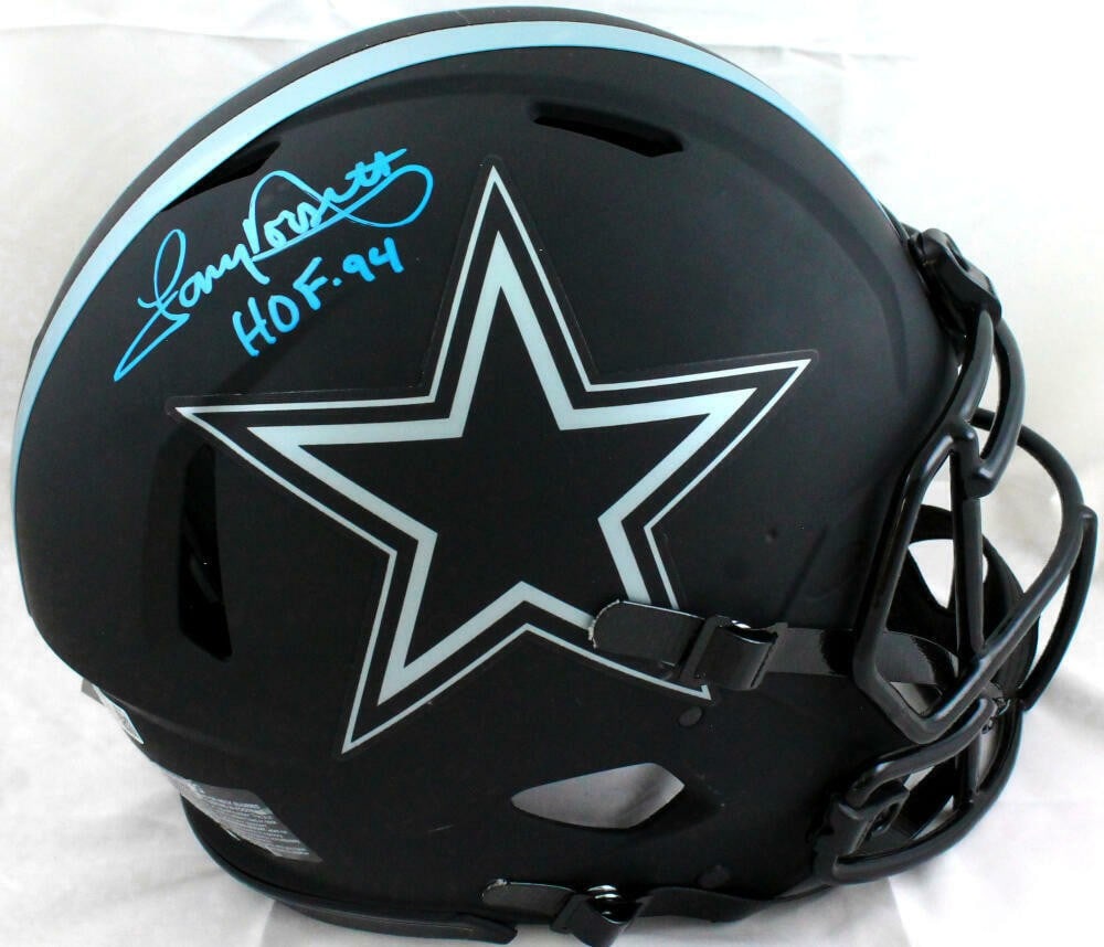 Dallas Cowboys full size Eclipse Speed Authentic helmet signed by Tony Dorsett (1 of 7)