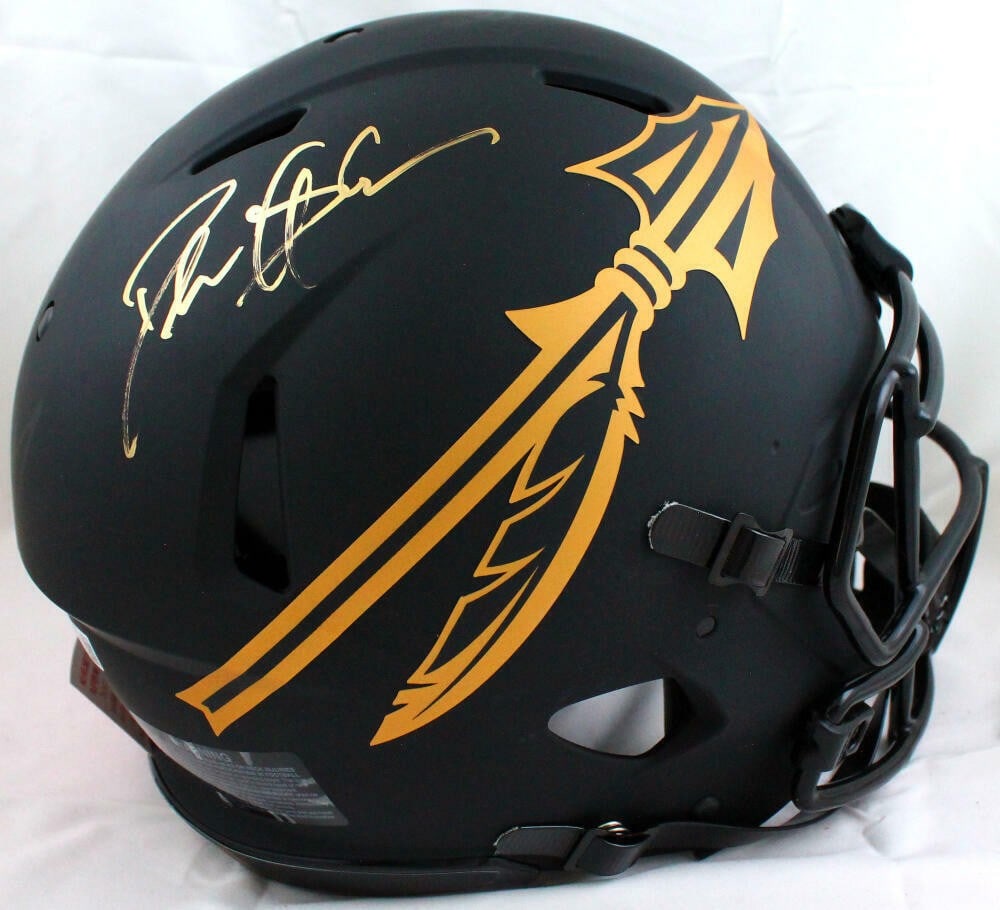 FSU Seminoles Eclipse Speed Helmet Signed by Deion Sanders Beckett Holo (1 of 5)