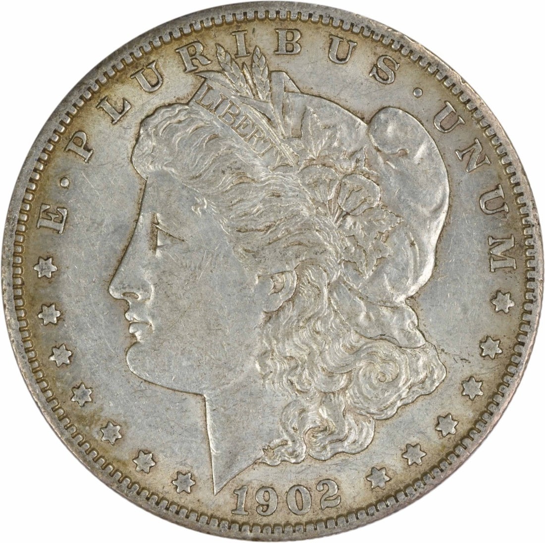 1902-S Morgan Silver Dollar AU Uncertified 90% Silver by George T. Morgan: 1902-S Morgan Silver Dollar AU Uncertified 90% Silver by George T. Morgan This 1902-S Morgan Silver Dollar is a beautifully circulated coin, graded as About Uncirculated (AU). Minted in San Francisco,