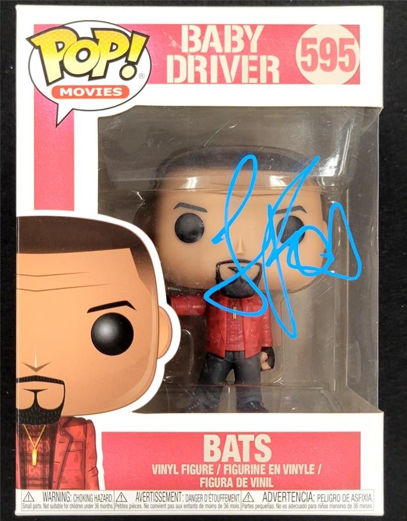 Bats Funko Pop 595 Baby Driver Figure autographed by Jamie Foxx Beckett authenticated (1 of 7)