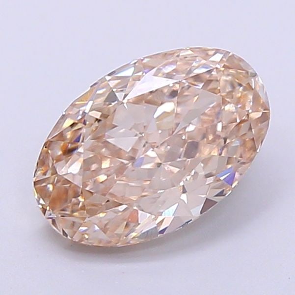 Loose Diamond - OVAL 1.84ct Fancy Light Brown VVS2: Loose Diamond - OVAL 1.84ct Fancy Light Brown VVS2 Source: This is a real non-mined Diamond that has been grown in a lab Shape: OVAL Carats: 1.84 Color: Fancy Light Brown Certification: IGI Video: