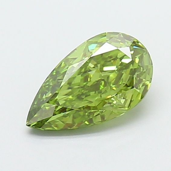 Loose Diamond - PEAR 0.9ct Fancy Vivid Green VS1: Loose Diamond - PEAR 0.9ct Fancy Vivid Green VS1 Source: This is a real non-mined Diamond that has been grown in a lab Shape: PEAR Carats: 0.9 Color: Fancy Vivid Green Certification: IGI Video: