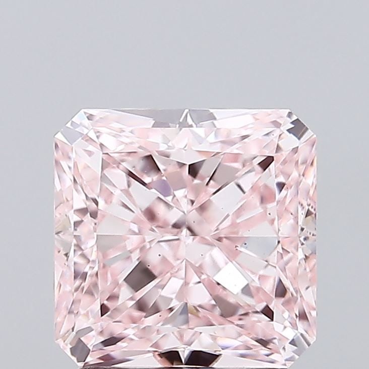 Loose Diamond - SQUARE RADIANT 2.03ct Fancy Intense Pink VS1: Loose Diamond - SQUARE RADIANT 2.03ct Fancy Intense Pink VS1 Source: This is a real non-mined Diamond that has been grown in a lab Shape: SQUARE RADIANT Carats: 2.03 Color: Fancy Intense Pink Certific