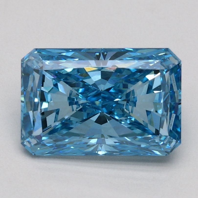 Loose Diamond - RADIANT 1.3ct Fancy Vivid Blue VS1: Loose Diamond - RADIANT 1.3ct Fancy Vivid Blue VS1 Source: This is a real non-mined Diamond that has been grown in a lab Shape: RADIANT Carats: 1.3 Color: Fancy Vivid Blue Certification: IGI Video: