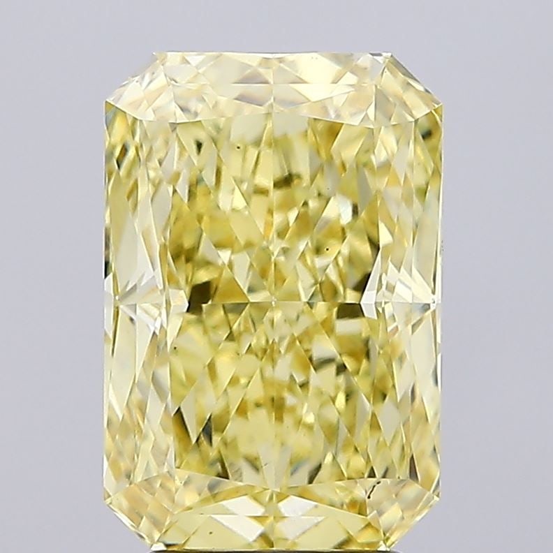 Loose Diamond - RADIANT 3.85ct Fancy Intense Yellow VS1: Loose Diamond - RADIANT 3.85ct Fancy Intense Yellow VS1 Source: This is a real non-mined Diamond that has been grown in a lab Shape: RADIANT Carats: 3.85 Color: Fancy Intense Yellow Certification: IGI