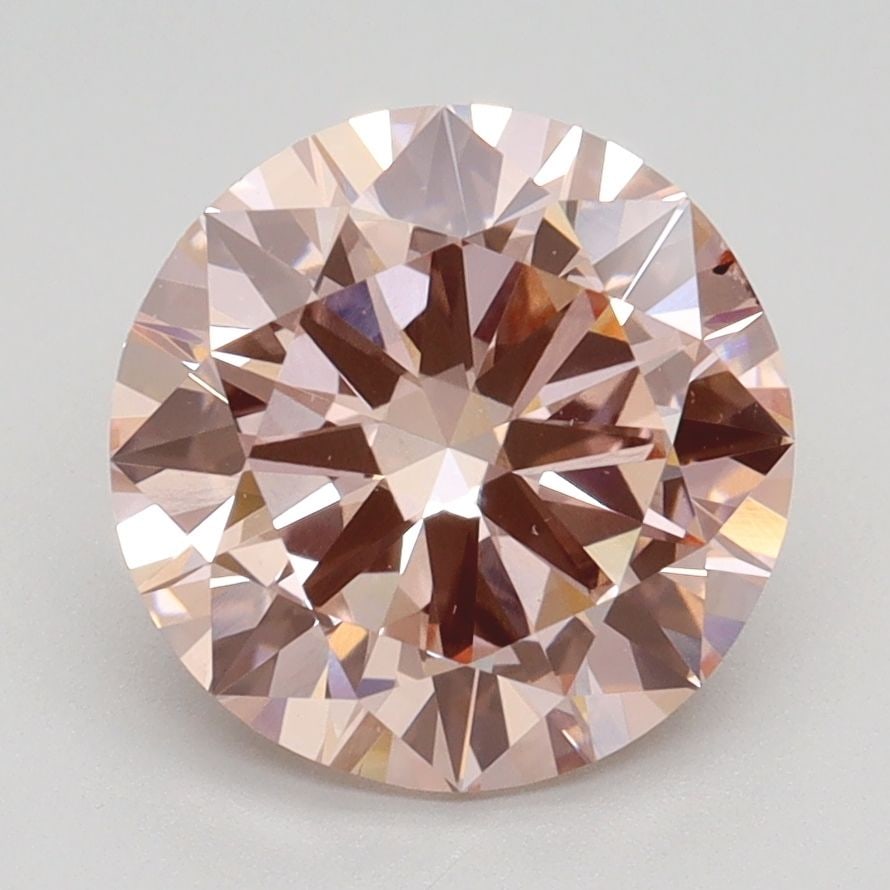 Loose Diamond - ROUND 3.01ct Fancy Intense Pink VS2: Loose Diamond - ROUND 3.01ct Fancy Intense Pink VS2 Source: This is a real non-mined Diamond that has been grown in a lab Shape: ROUND Carats: 3.01 Color: Fancy Intense Pink Certification: IGI Video: