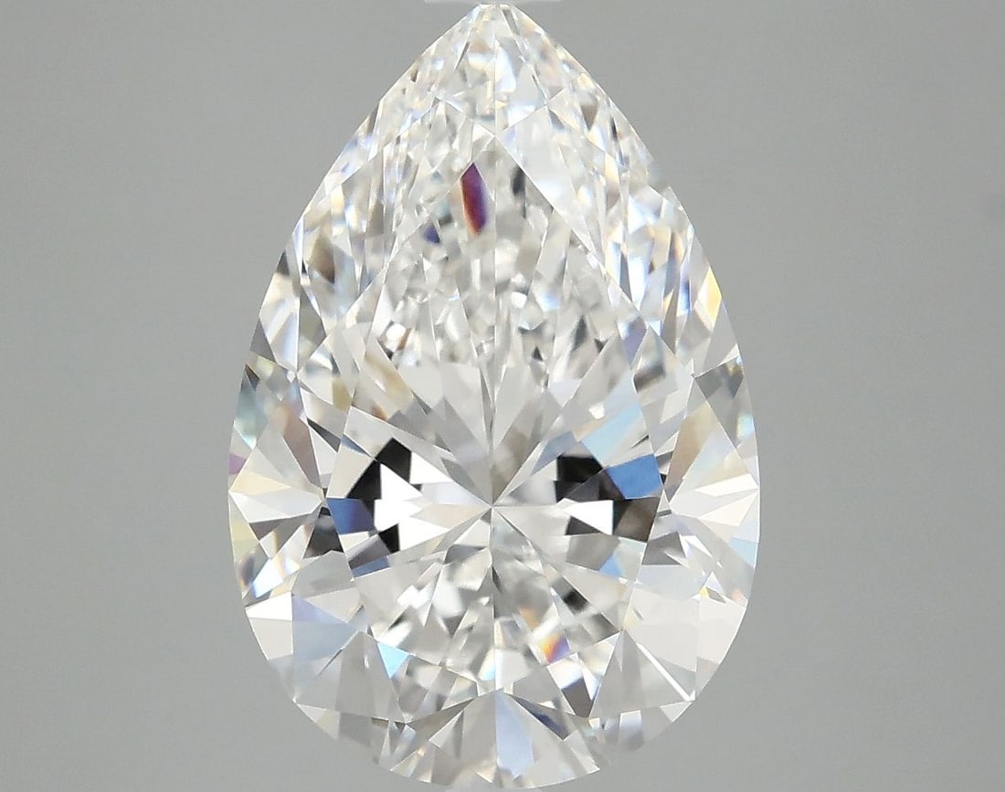 Loose Diamond - PEAR 5.07ct E VVS2: Loose Diamond - PEAR 5.07ct E VVS2 Source: This is a real non-mined Diamond that has been grown in a lab Shape: PEAR Carats: 5.07 Color: E Clarity: VVS2 Certification: IGI Video:
