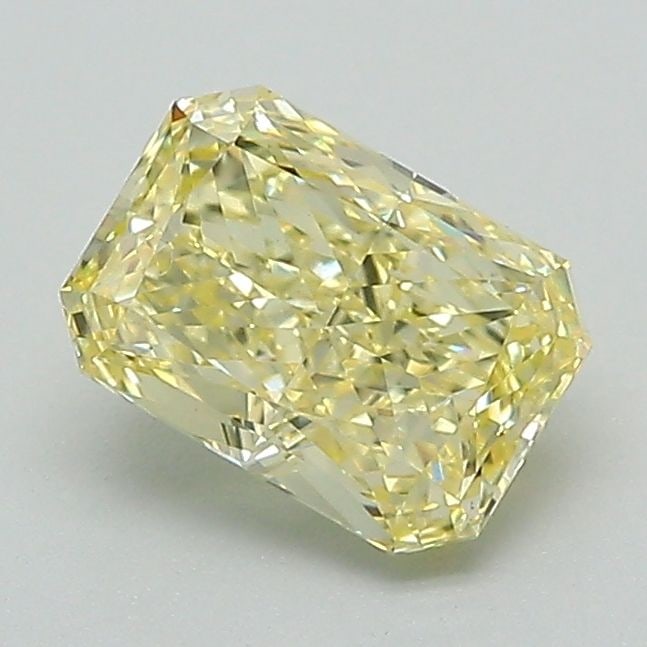 Loose Diamond - RADIANT 1.06ct Fancy Intense Yellow VS1: Loose Diamond - RADIANT 1.06ct Fancy Intense Yellow VS1 Source: This is a real non-mined Diamond that has been grown in a lab Shape: RADIANT Carats: 1.06 Color: Fancy Intense Yellow Certification: IGI