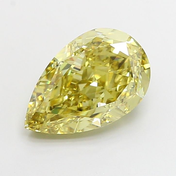 Loose Diamond - PEAR 4.08ct Fancy Grayish Yellow VVS2: Loose Diamond - PEAR 4.08ct Fancy Grayish Yellow VVS2 Source: This is a real non-mined Diamond that has been grown in a lab Shape: PEAR Carats: 4.08 Color: Fancy Grayish Yellow Certification: IGI Vide