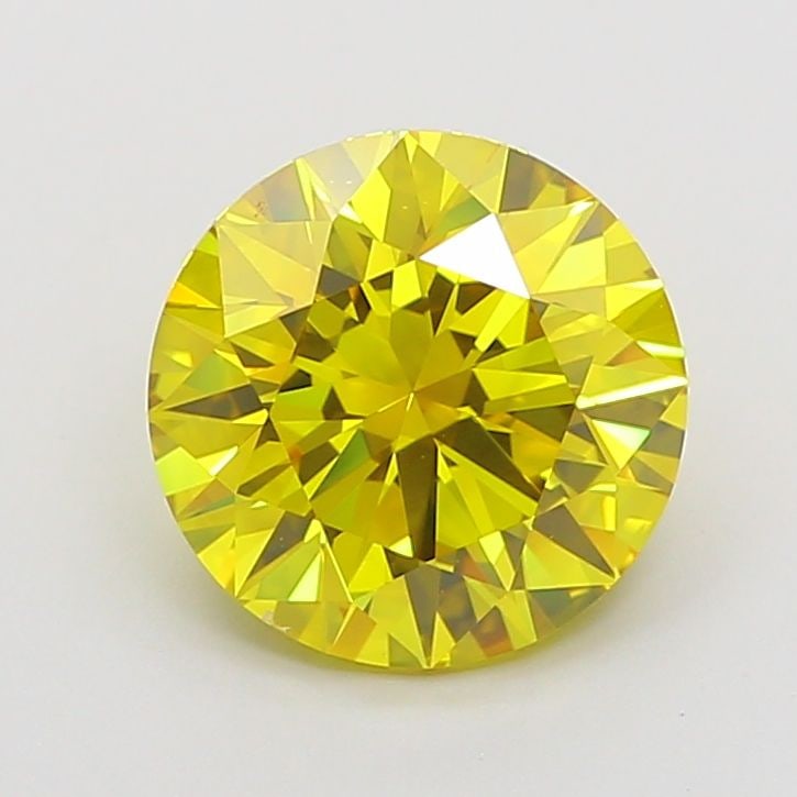 Loose Diamond - ROUND 2.71ct Fancy Vivid Yellow VS1 (1 of 1)