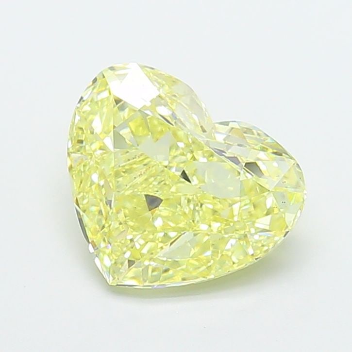 Loose Diamond - HEART 3.51ct Fancy Intense Yellow VS2: Loose Diamond - HEART 3.51ct Fancy Intense Yellow VS2 Source: This is a real non-mined Diamond that has been grown in a lab Shape: HEART Carats: 3.51 Color: Fancy Intense Yellow Certification: IGI Add