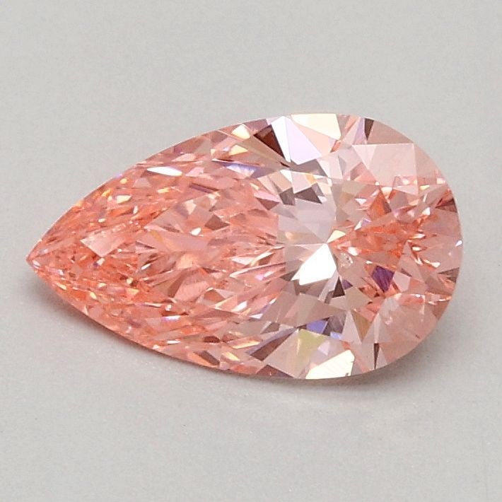 Loose Diamond - PEAR 0.58ct Fancy Vivid Pink SI1: Loose Diamond - PEAR 0.58ct Fancy Vivid Pink SI1 Source: This is a real non-mined Diamond that has been grown in a lab Shape: PEAR Carats: 0.58 Color: Fancy Vivid Pink Certification: IGI Video: