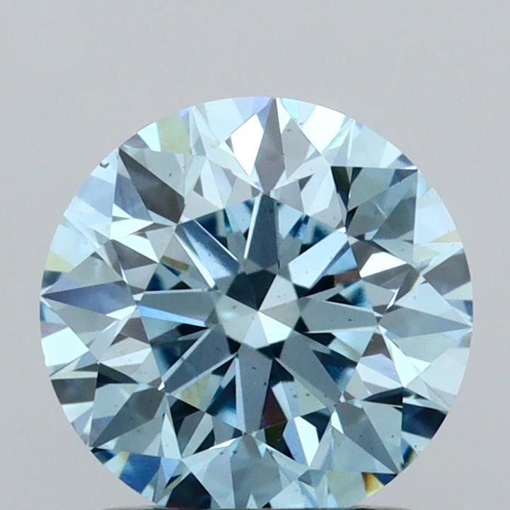 Loose Diamond - ROUND 1.34ct Fancy Vivid Blue VS2: Loose Diamond - ROUND 1.34ct Fancy Vivid Blue VS2 Source: This is a real non-mined Diamond that has been grown in a lab Shape: ROUND Carats: 1.34 Color: Fancy Vivid Blue Certification: IGI Video: