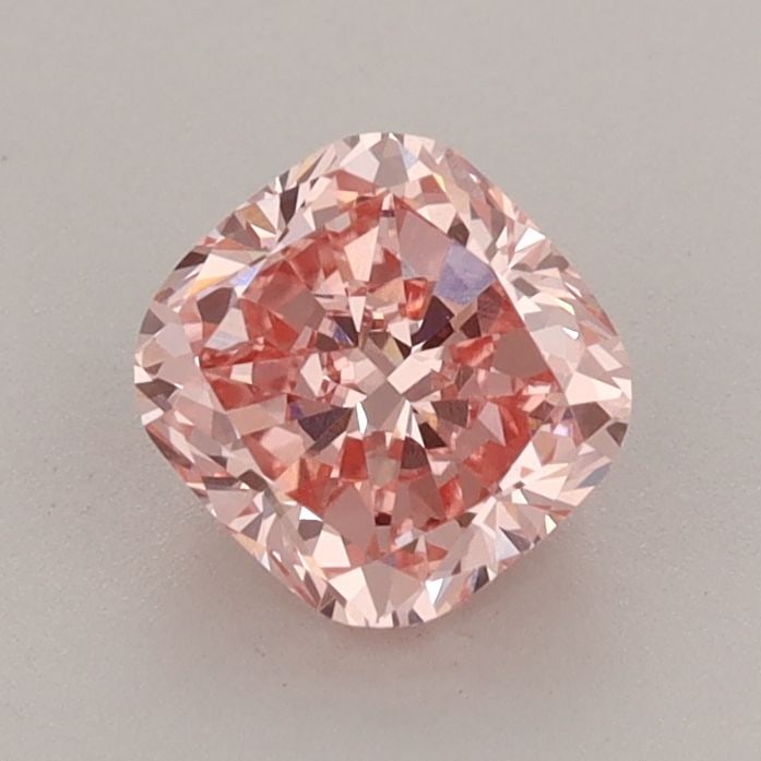 Loose Diamond - CUSHION MODIFIED 1.1ct Fancy Vivid Pink VS1: Loose Diamond - CUSHION MODIFIED 1.1ct Fancy Vivid Pink VS1 Source: This is a real non-mined Diamond that has been grown in a lab Shape: CUSHION MODIFIED Carats: 1.1 Color: Fancy Vivid Pink Certificat