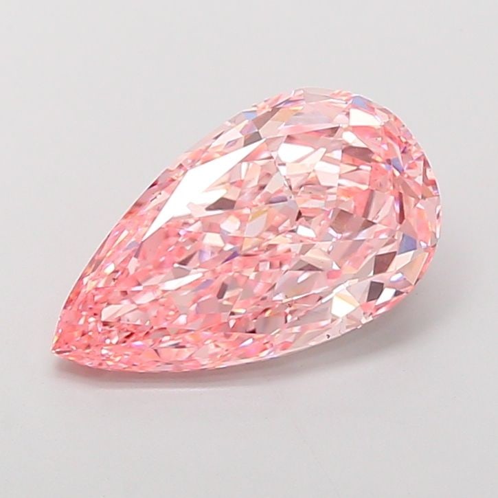 Loose Diamond - PEAR 5.5ct Fancy Vivid Pink VS2: Loose Diamond - PEAR 5.5ct Fancy Vivid Pink VS2 Source: This is a real non-mined Diamond that has been grown in a lab Shape: PEAR Carats: 5.5 Color: Fancy Vivid Pink Certification: IGI Video: