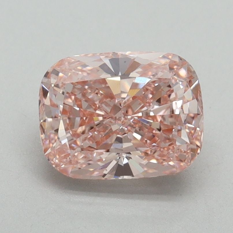 Loose Diamond - CUSHION BRILLIANT 1.5ct Fancy Intense Pink VS2: Loose Diamond - CUSHION BRILLIANT 1.5ct Fancy Intense Pink VS2 Source: This is a real non-mined Diamond that has been grown in a lab Shape: CUSHION BRILLIANT Carats: 1.5 Color: Fancy Intense Pink Cert