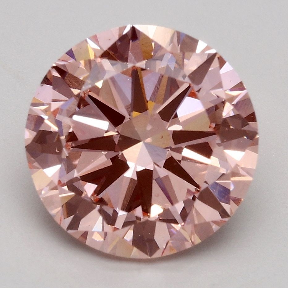 Loose Diamond - ROUND 3.0ct Fancy Intense Pink VS2: Loose Diamond - ROUND 3.0ct Fancy Intense Pink VS2 Source: This is a real non-mined Diamond that has been grown in a lab Shape: ROUND Carats: 3.0 Color: Fancy Intense Pink Certification: IGI Video:
